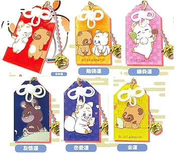 Amazon | 二尾の小狐 てnこ おまもりアクリルボールチェーン [全